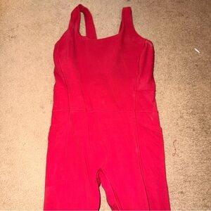 Athleta Salutation 7/8 Clover Berry Jumpsuit